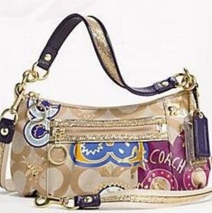 Coach Poppy PoP Signature C Applique GROOVY